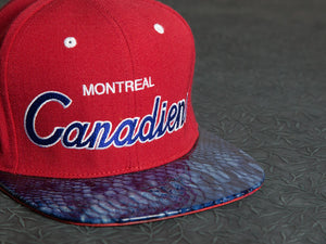 Montreal Canadians Snakeskin Strapback