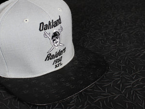 Raiders Ostrich Strapback