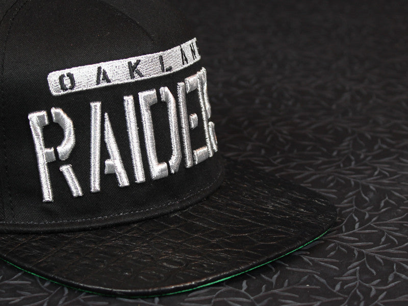 Oakland Raiders Alligator Strapback