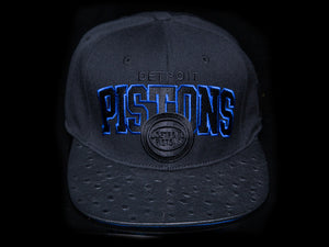 Detroit Pistons Ostrich Strapback