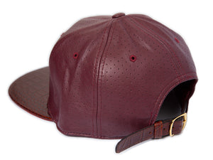 Doses Crimson Perforated Alligator Strapback