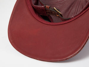 Doses Crimson Perforated Alligator Strapback