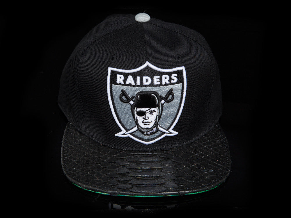 Oakland Raiders Snakeskin Strapback