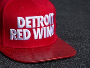 Detroit Red Wings Alligator Strapback