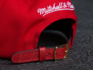 Detroit Red Wings Alligator Strapback