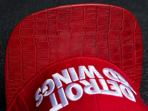 Detroit Red Wings Alligator Strapback