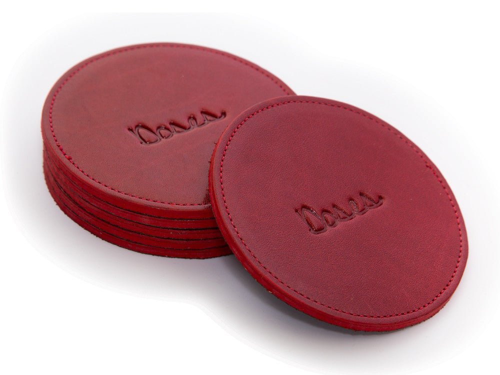 Doses Leather Coaster Set