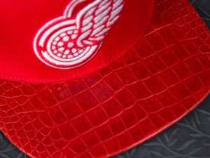 Detroit Redwings Alligator Strapback