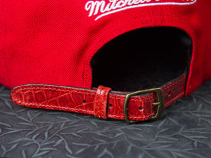 Detroit Redwings Alligator Strapback