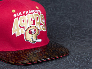 San Francisco 49ers Snakeskin Strapback