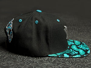 San Jose Sharks Snakeskin Strapback