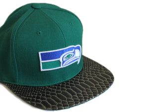 Seahawks Snakeskin Strapback