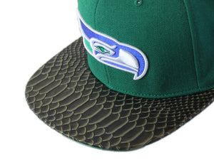 Seahawks Snakeskin Strapback