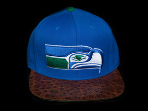 Seahawks Ostrich Strapback