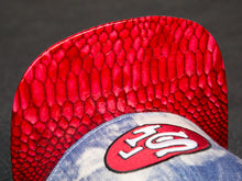 San Francisco 49ers Acid Wash Snakeskin Strapback