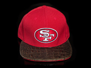 San Francisco 49ers Alligator Strapback