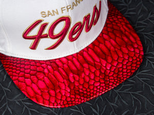 49ers Snakeskin Strapback