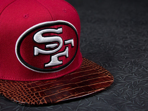 San Francisco 49ers Alligator Strapback