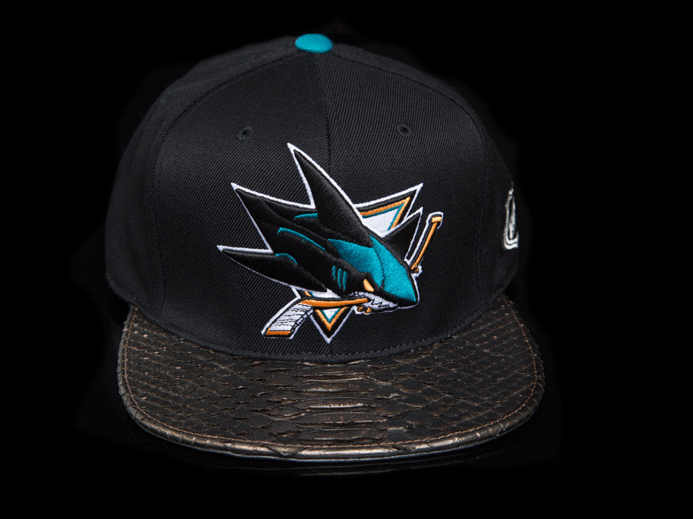 San Jose Sharks Snakeskin Strapback