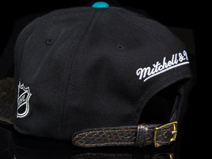 San Jose Sharks Snakeskin Strapback