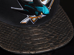 San Jose Sharks Snakeskin Strapback