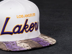 Los Angeles Lakers Alligator Strapback