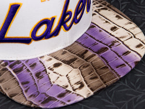 Los Angeles Lakers Alligator Strapback