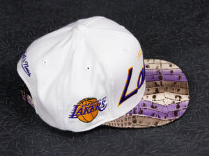 Los Angeles Lakers Alligator Strapback