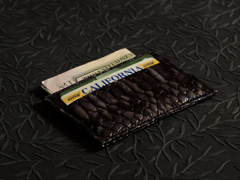 Snakeskin Slip Wallet