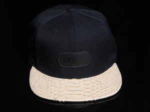 Doses Ivory Snakeskin Strapback