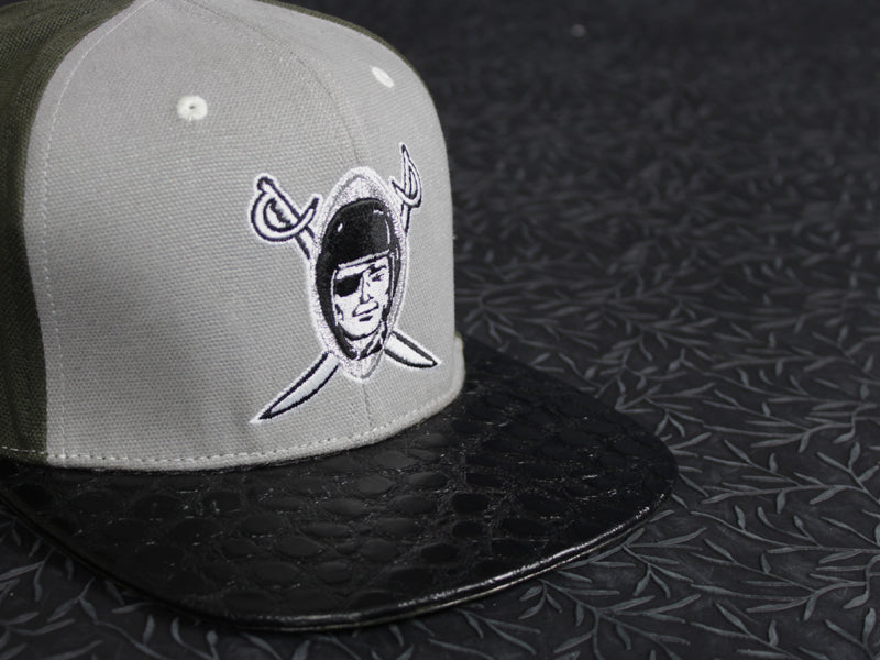 Raiders Alligator Strapback