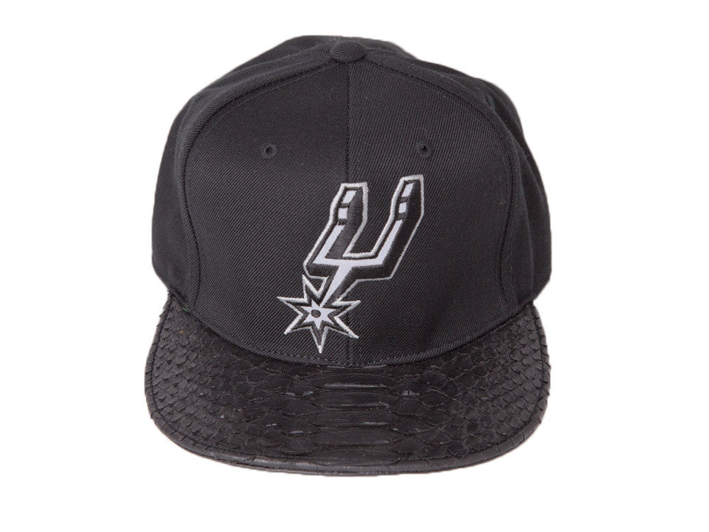 San Antonio Spurs 3M Snakeskin Strapback