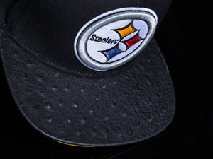 Pittsburgh Steelers Ostrich Strapback