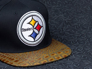 Pittsburgh Steelers Alligator Strapback