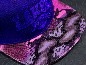 Los Angeles Lakers Snakeskin Strapback