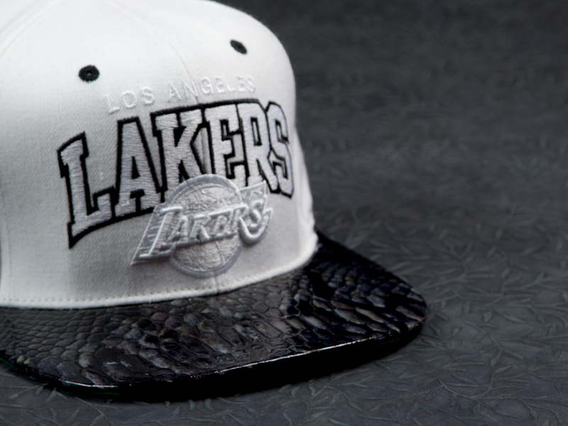 Los Angeles Lakers Snakeskin Strapback