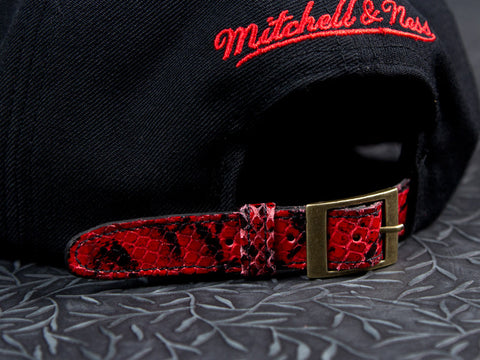 Chicago Bulls Snakeskin Strapback