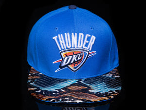 Oklahoma City Thunder Snakeskin Strapback