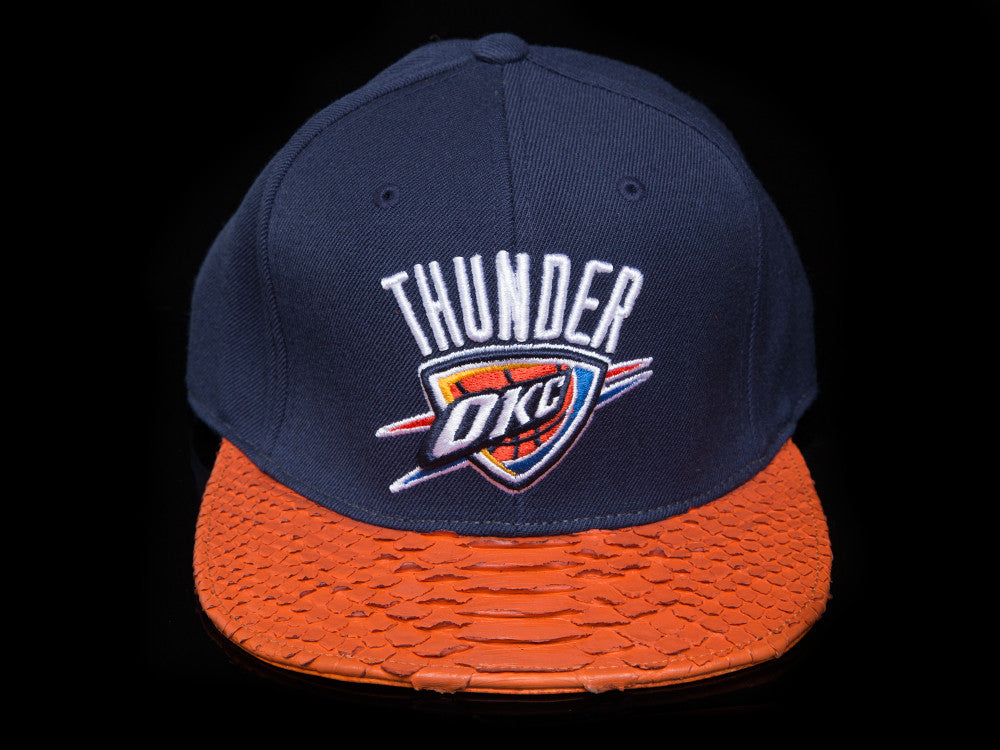 Oklahoma City Thunder Snakeskin Strapback