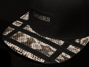 Doses Najar Snakeskin Strapback