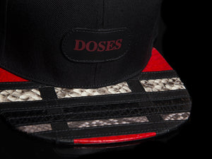 Doses Najar Snakeskin Strapback