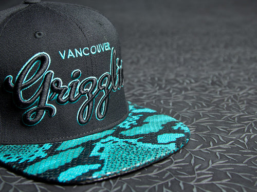 Grizzlies Snakeskin Strapback