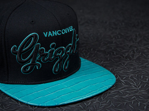 Vancouver Grizzlies Alligator Strapback