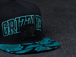 Vancouver Grizzlies Snakeskin Strapback