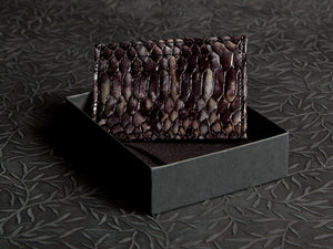 Snakeskin Slip Wallet