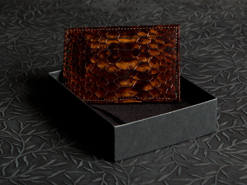 Regality Snakeskin Slip Wallet