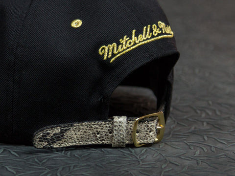 Golden State Warriors Snakeskin Strapback